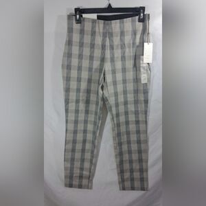 Gray Checkered Women's Pants